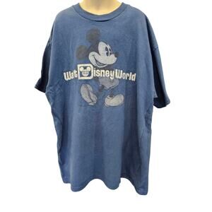 Blue Walt Disney original parks short sleeve Casual t shirt EUC kids XL unisex